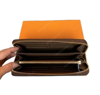 Long diamer Black wallet+Box