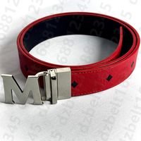 #12 Red + silver buckle