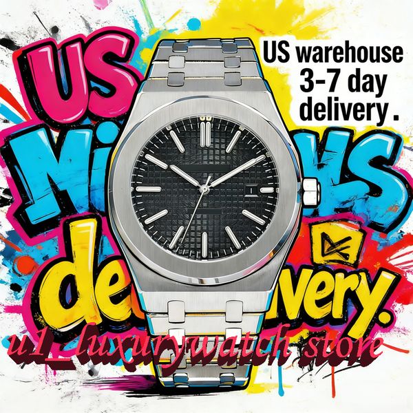 watch designer watch watches men luxury watch skeleton mens watch waterproof stainless steel 41mm size with box
